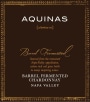 Aquinas Barrel Fermented Chardonnay 2011 Front Label