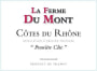 La Ferme du Mont Premier Cote 2012 Front Label