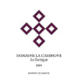 Chateau de Casenove La Garrigue 2009 Front Label