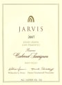 Jarvis Reserve Cabernet Sauvignon 2007 Front Label