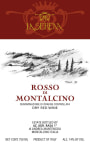 La Serena Rosso di Montalcino 2014 Front Label