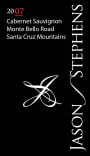 Jason-Stephens  Monte Bello Road Cabernet Sauvignon 2007 Front Label