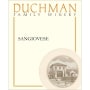 Duchman Sangiovese 2011 Front Label