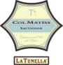 Tunella Col Matiss Sauvignon 2012 Front Label