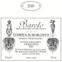 G.B. Burlotto Barolo Vigneto Monvigliero 2009 Front Label