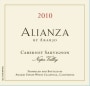 Araujo  Alianza by Araujo Cabernet Sauvignon 2010 Front Label