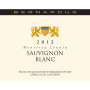 Bernardus Monterey County Sauvignon Blanc 2012 Front Label