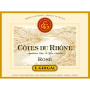 E. Guigal Cotes du Rhone Rose 2013 Front Label