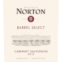 Bodega Norton Barrel Select Cabernet Sauvignon 2012 Front Label