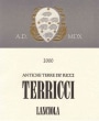 Lanciola Toscana Terricci Rosso 2000 Front Label