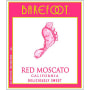 Barefoot Red Moscato Front Label