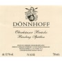 Donnhoff Oberhauser Bruke Riesling Spatlese 1992 Front Label