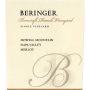 Beringer Howell Mountain Bancroft Ranch Merlot 1994 Front Label
