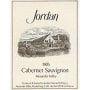 Jordan Cabernet Sauvignon (signs of past seepage) 1976 Front Label