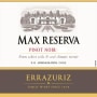 Errazuriz Max Reserva Pinot Noir 2012 Front Label