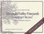 Alexander Valley Vineyards Cabernet Franc 1997 Front Label