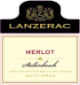Lanzerac Merlot 2009 Front Label