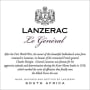 Lanzerac Le General 2013 Front Label