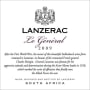Lanzerac Le General 2009 Front Label