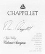 Chappellet Signature Cabernet Sauvignon 1997 Front Label