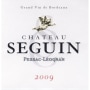 Chateau Seguin  2009 Front Label