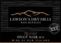 Lawson's Dry Hills Reserve Pinot Noir 2013 Front Label