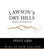 Lawson's Dry Hills Pinot Gris 2011 Front Label