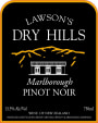 Lawson's Dry Hills Black Label Pinot Noir 2010 Front Label