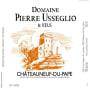 Domaine Pierre Usseglio et Fils Chateauneuf-du-Pape Tradition 2012 Front Label