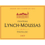 Chateau Lynch-Moussas  2009 Front Label