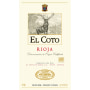 El Coto Rioja Blanco 2012 Front Label