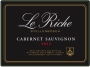 Le Riche Cabernet Sauvignon 2012 Front Label