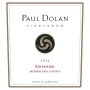 Paul Dolan Vineyards Zinfandel 2012 Front Label