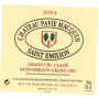 Chateau Pavie Macquin (6 Liter Bottle) 2004 Front Label