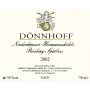 Donnhoff Niederhauser Hermannshohle Riesling Spatlese 2002 Front Label