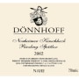 Donnhoff Norheimer Kirschheck Riesling Spatlese 2002 Front Label