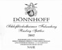 Donnhoff Schlossbockelheimer Felsenberg Riesling Spatlese 2002 Front Label