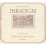 Paradigm Cabernet Sauvignon 1996 Front Label