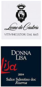 Leone de Castris Salice Salentino Donna Lisa Riserva 2004 Front Label