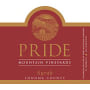 Pride Mountain Vineyards Syrah 2004 Front Label