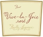 Bailly Lapierre Vive-la-Joie Rose 2009 Front Label