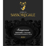 Sassoregale Sangiovese 2011 Front Label