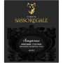 Sassoregale Sangiovese 2012 Front Label