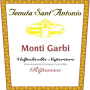 Tenuta Sant'Antonio Valpolicella Superiore Ripasso Monti Garbi 2011 Front Label
