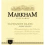 Markham Sauvignon Blanc 2013 Front Label