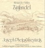 Joseph Phelps Alexander Valley Zinfandel 1981 Front Label