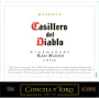 Casillero del Diablo Red Blend Reserva 2012 Front Label