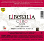 Liberalia Cero 2009 Front Label