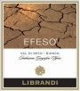 Librandi Val di Neto Efeso Bianco 2013 Front Label