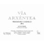 Via Arxentea Treixadura Y Godello 2012 Front Label